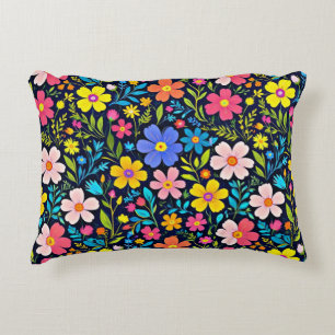 Coussins Décoratifs Peinture numérique florale motif fleurs-38875