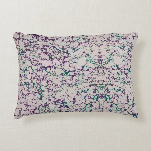 Coussins Décoratifs Peinture purple et verte recouverte Conception abs (Devant)
