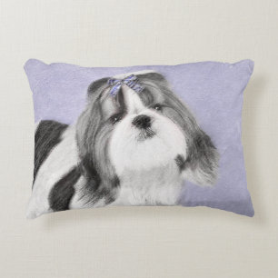 Coussins Décoratifs Peinture Shih Tzu - Cute Original Chien Art