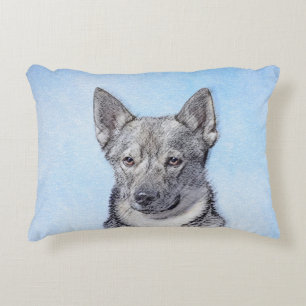 Coussins Décoratifs Peinture Suédoise Vallhund - Cute Original Chien A