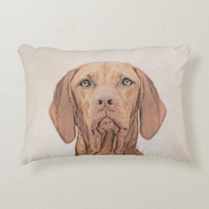 Coussins Décoratifs Peinture Vizsla - Joli art original chien