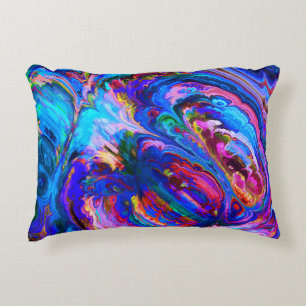 Coussins Décoratifs Peintures à teintes pourpres modernes