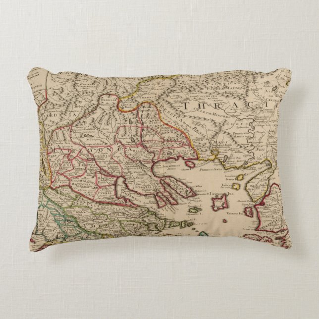 Coussins Décoratifs Péninsule balkanique, Grèce, Macédoine 3 (Devant)