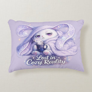 Coussins Décoratifs Perdu dans la Réalité Douillette Lapin Mignon