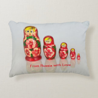 Coussins Décoratifs Personalize Russian Matryoshka stacking dolls
