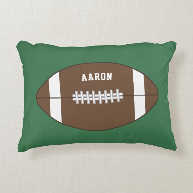 Coussins Décoratifs Personalized Football Pillow (Devant)