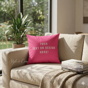 Coussins décoratifs personnalisés rose – Uniques e