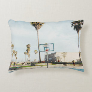 Coussins Décoratifs Personnes à l'extérieur du terrain de basket