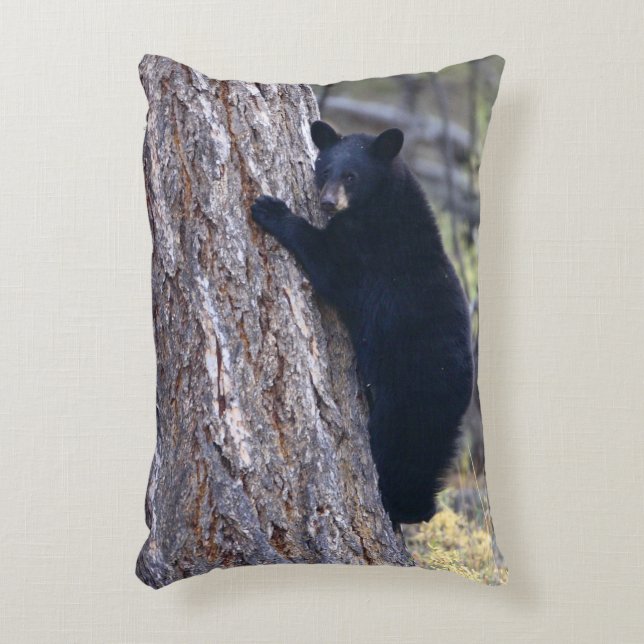 Coussins Décoratifs petit animal d'ours noir (Devant(Vertical))