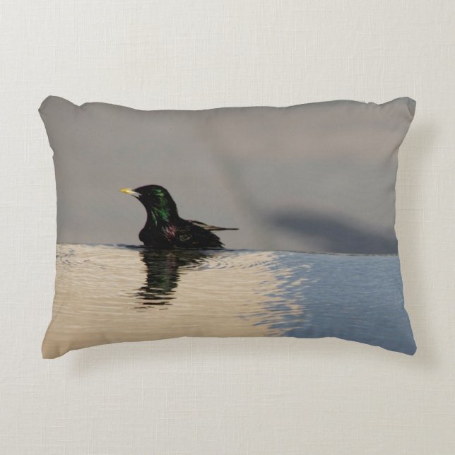 Coussins Décoratifs Petit Oiseau sur l'eau (Devant)