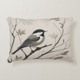 Coussins Décoratifs petites lignes Oiseaux peinture design élégant
