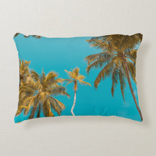 Coussins Décoratifs Photo en angle bas des cocotiers