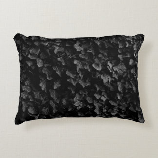 Coussins Décoratifs Photo noir et blanc du plante épais de feuilles de