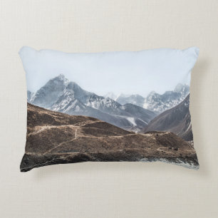 COUSSINS DÉCORATIFS PHOTO PAYSAGE DES MONTAGNES SOUS NUAGES BLANCS