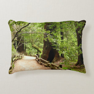 Coussins Décoratifs Photographie de la nature du chemin de Muir Woods