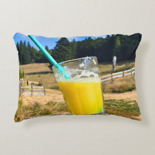 Coussins Décoratifs Photographie de plein air au jus d'orange – Forêt