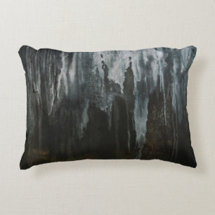 Coussins Décoratifs Photographie macro de la formation de glace