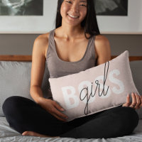 Phrase moderne Pastel Rose fille Boss Phrase