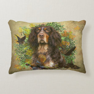 Coussins Décoratifs Picardy Spaniel, Saison de chasse