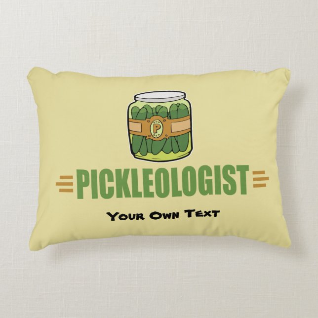 Coussins Décoratifs PICKLEOLOGIST Funny Pickle Amateurs (Devant)