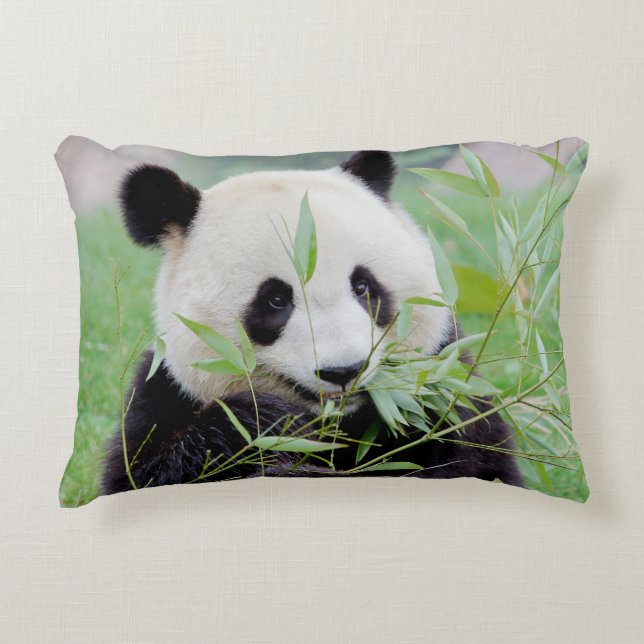Coussins Décoratifs Pillow photo giant panda. (Devant)