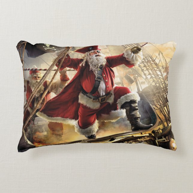 Coussins Décoratifs Pirate Père Noël (Devant)
