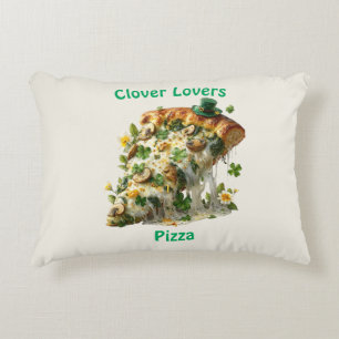 Coussins Décoratifs Pizza Amoureux de Trèfle Saint-Patrick