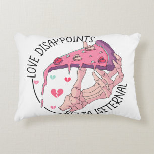 Coussins Décoratifs Pizza, l'amour déçoit, Pizza est éternel Throw Pi
