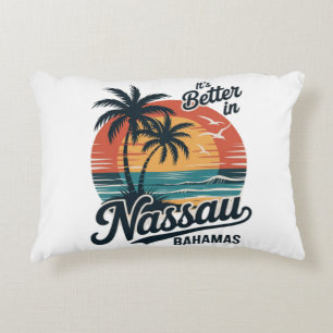 Coussins Décoratifs Plage d'été à Nassau Bahamas