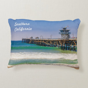 Coussins Décoratifs Plage et jetée de Californie du Sud à San Clemente