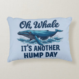Coussins Décoratifs Plaisante blague sur les baleines "Oh Baleine" pou