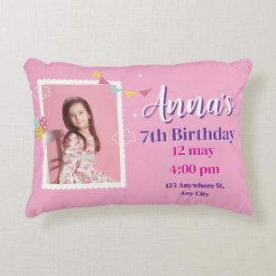 Coussins Décoratifs Planche de mousse pour anniversaire de princesse