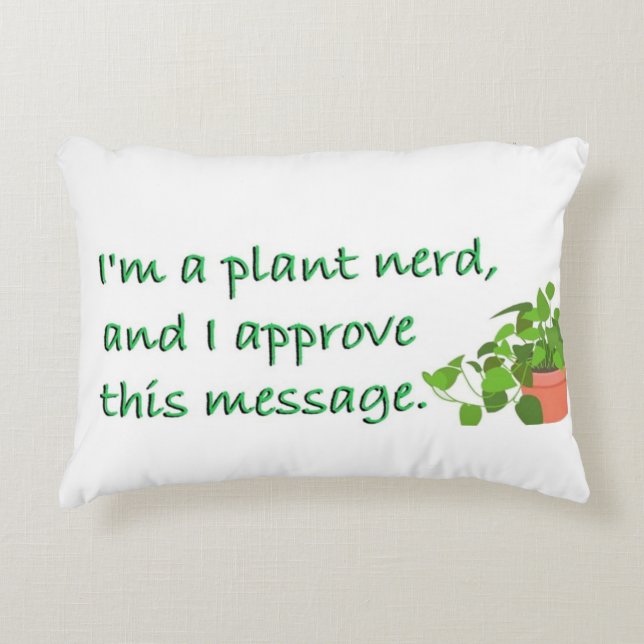 COUSSINS DÉCORATIFS PLANT NERDS UNITE! (Devant)
