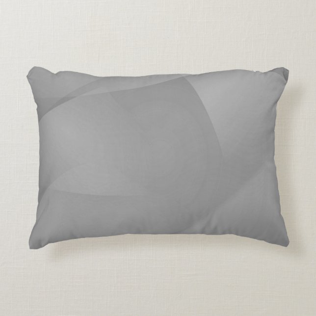 Coussins Décoratifs Plis Gris Délicats (Devant)
