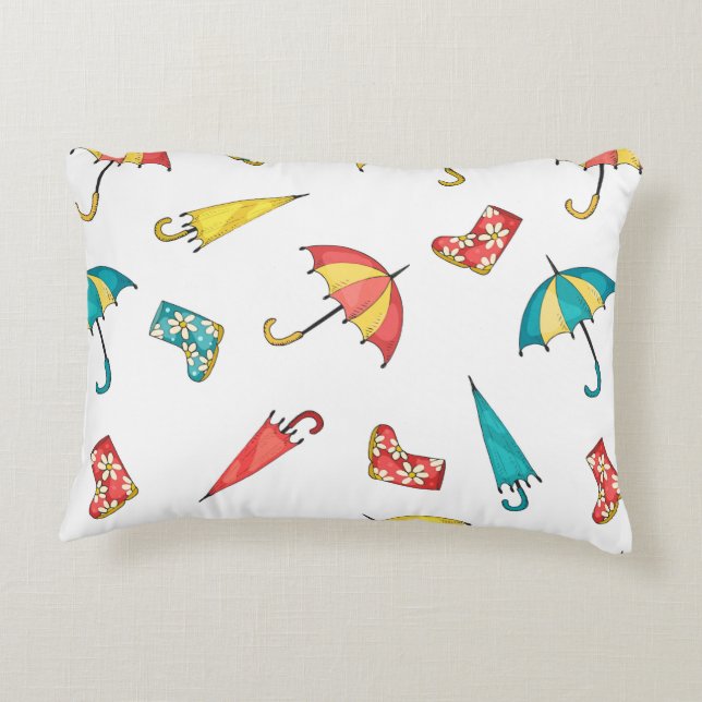 Coussins Décoratifs Pluie de printemps I (Dos)