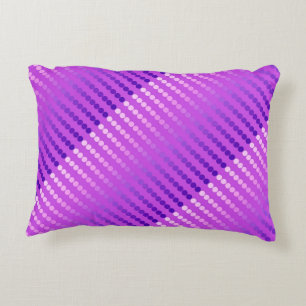 Coussins Décoratifs Points en satin - violet et orchidée