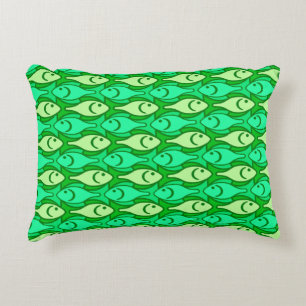 Coussins Décoratifs Poisson Modernisme du milieu du siècle, nuances de