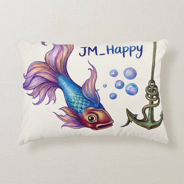 Coussins Décoratifs Poisson oreiller (Devant)