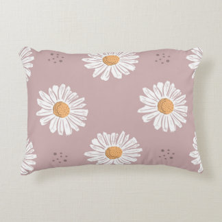 Coussins Décoratifs Poitrine rose : Motif à répétition florale.