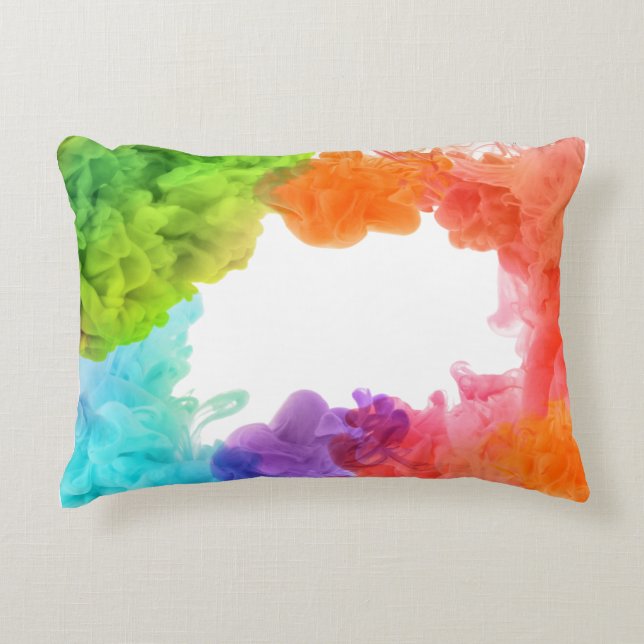 Coussins Décoratifs Polyester brossé du Nouvel An (Devant)