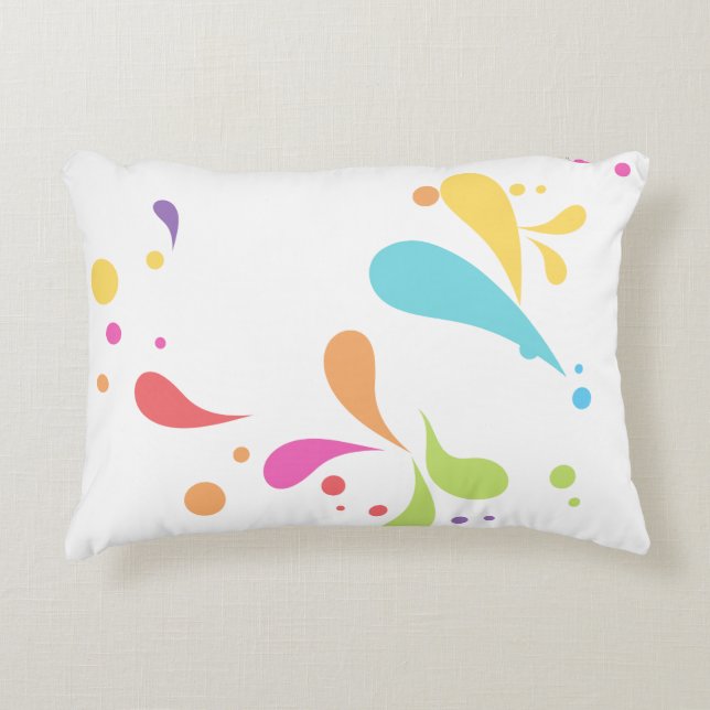 Coussins Décoratifs Polyester brossé du Nouvel An (Devant)