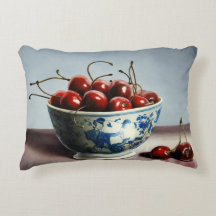Porcelaine Bleue & Cerises