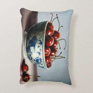 Coussins Décoratifs Porcelaine Bleue & Cerises