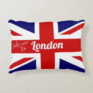 Coussins Décoratifs Portez-moi au drapeau BRITANNIQUE/à Union Jack de