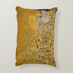 Coussins Décoratifs Portrait d'Adele Bloch-Bauer I par Gustav Klimt