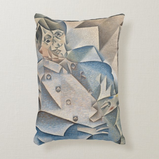 Coussins Décoratifs Portrait de Pablo Picasso par Juan Gris (Devant(Vertical))
