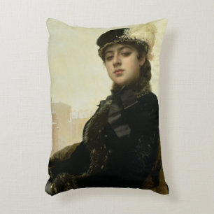 Coussins Décoratifs Portrait d'une femme inconnue, 1883
