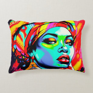Coussins Décoratifs Portrait Pop Art