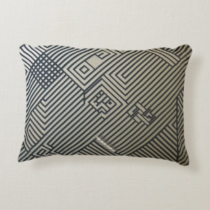 Coussins Décoratifs Précision des formes : abstraction géométrique