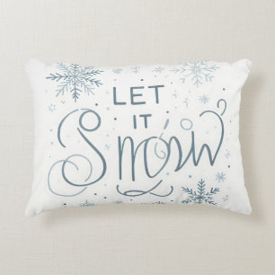 Coussins Décoratifs Préparez-vous pour l'hiver ! Laisser neiger